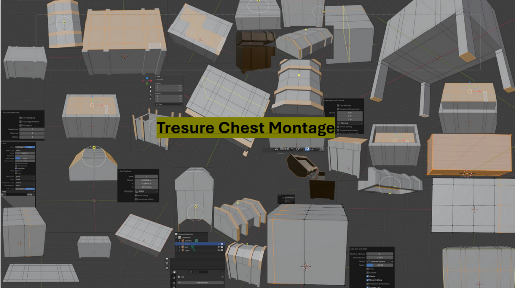 Making of a Treasure Chest in Blender